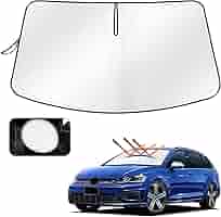 希少 VW フォルクスワーゲンゴルフⅦ 純正 サンシェード フロントサイド用付 希少 VW フォルクスワーゲンゴルフⅦ 純正 サンシェード